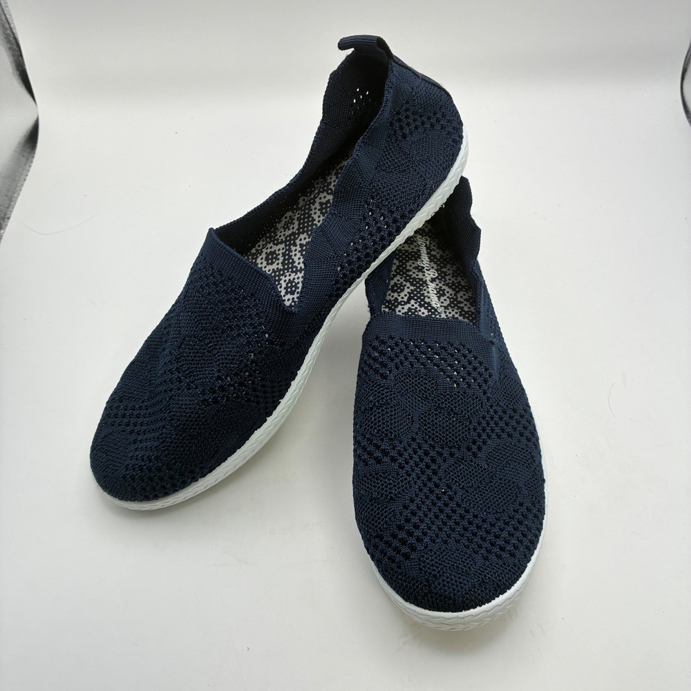Tommy Bahama Enisa Navy Blue Mesh Slip On Sneakers Womens 7.5 10302969